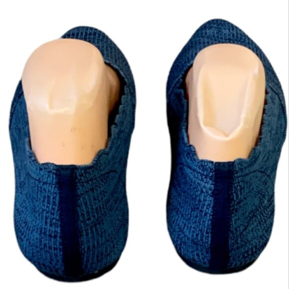 Skechers Womens Blue Cleo Newford 44870 Slip On Comfort Ballet Flat Sz 8 #22F - Picture 6 of 10